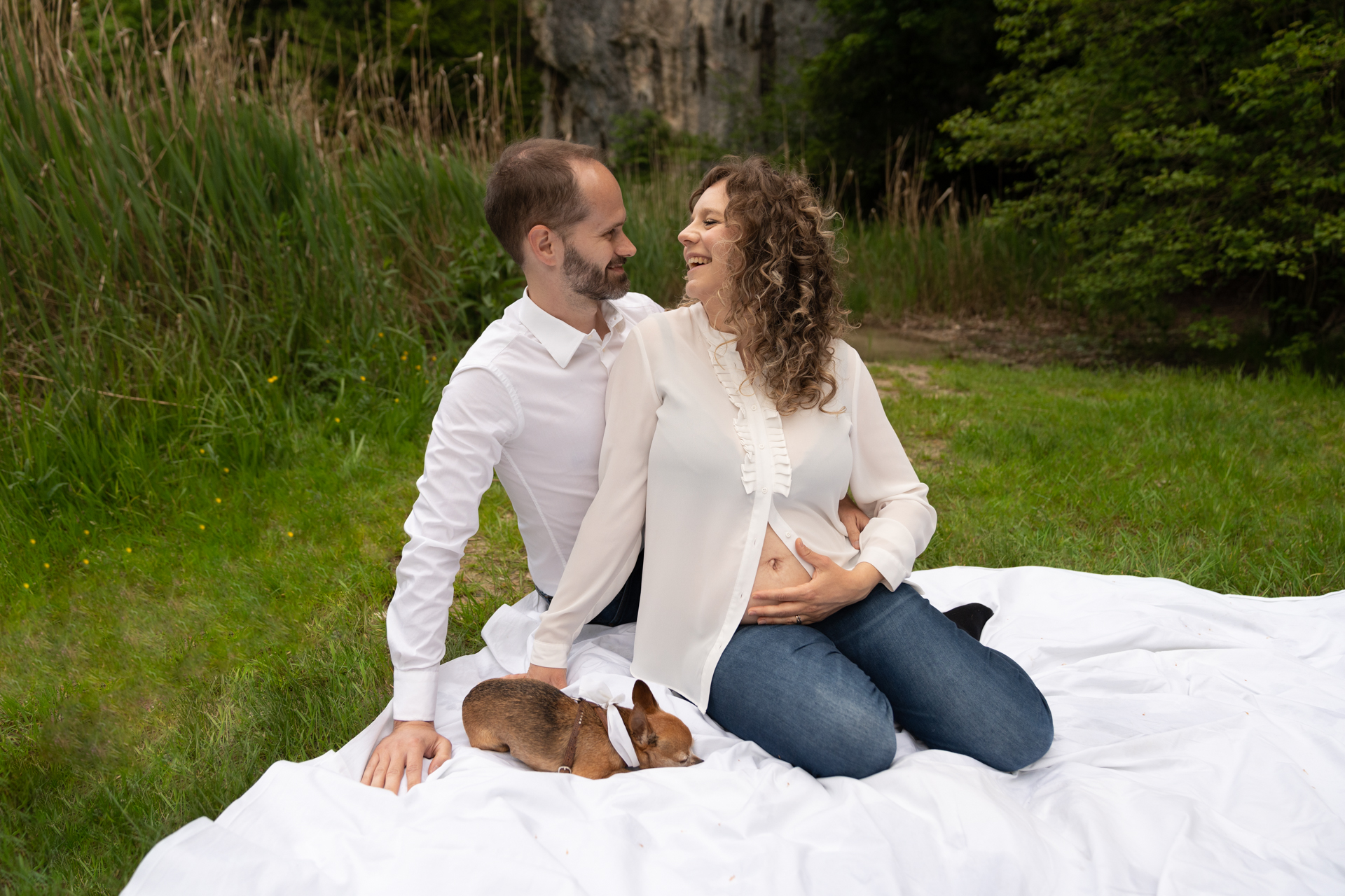 Servizio fotografico maternity a Trento realizzato da Giulia Broz, fotografa professionista